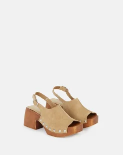 SANDALES KENIA/VEL TAUPE