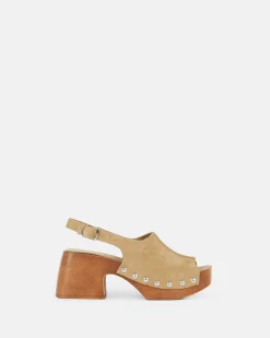 SANDALES KENIA/VEL TAUPE