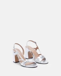 SANDALES KETI/MET ARGENT