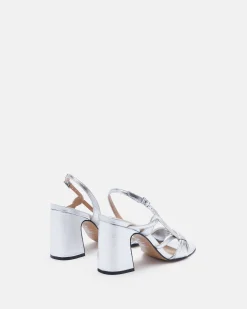 SANDALES KETI/MET ARGENT