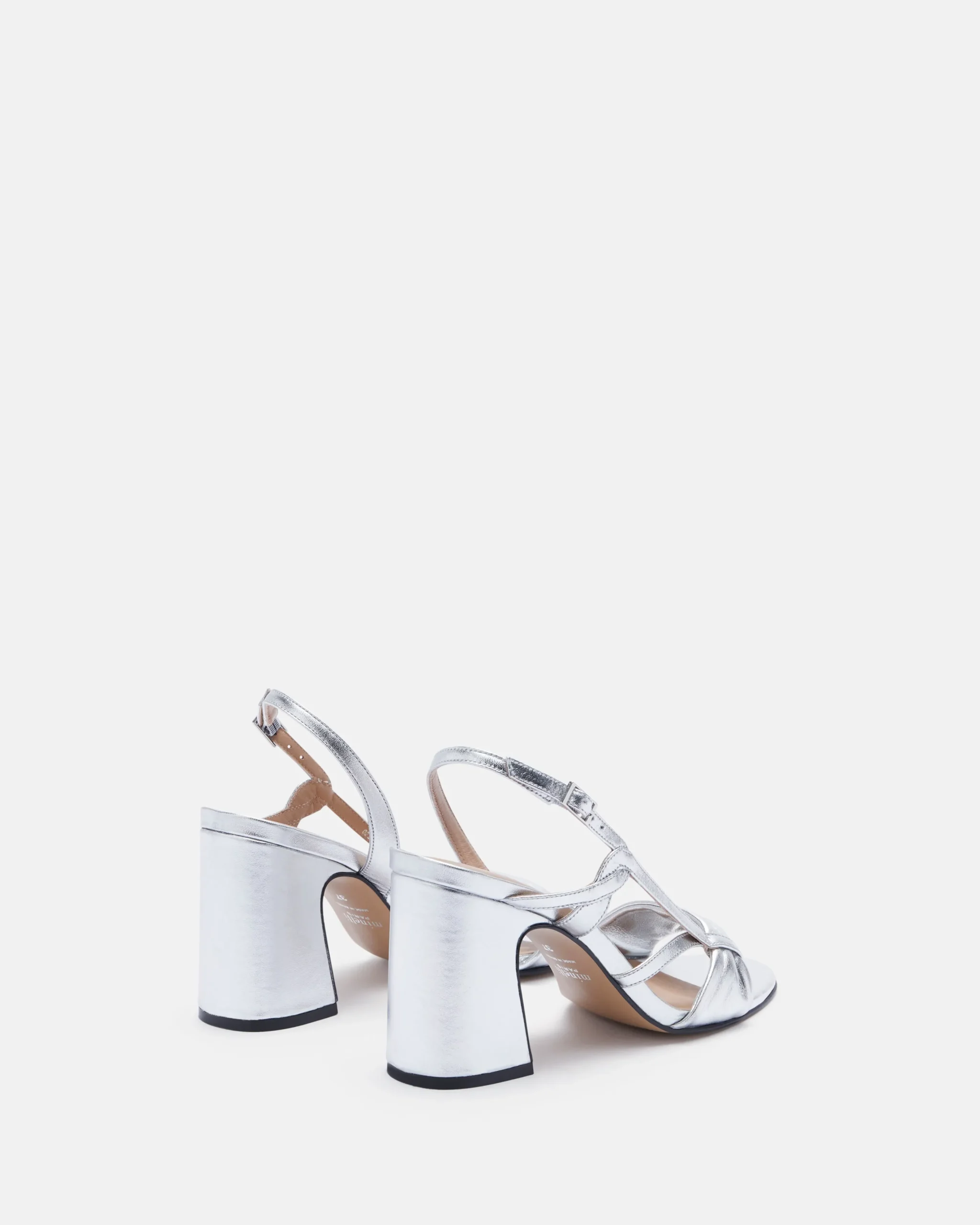 SANDALES KETI/MET ARGENT