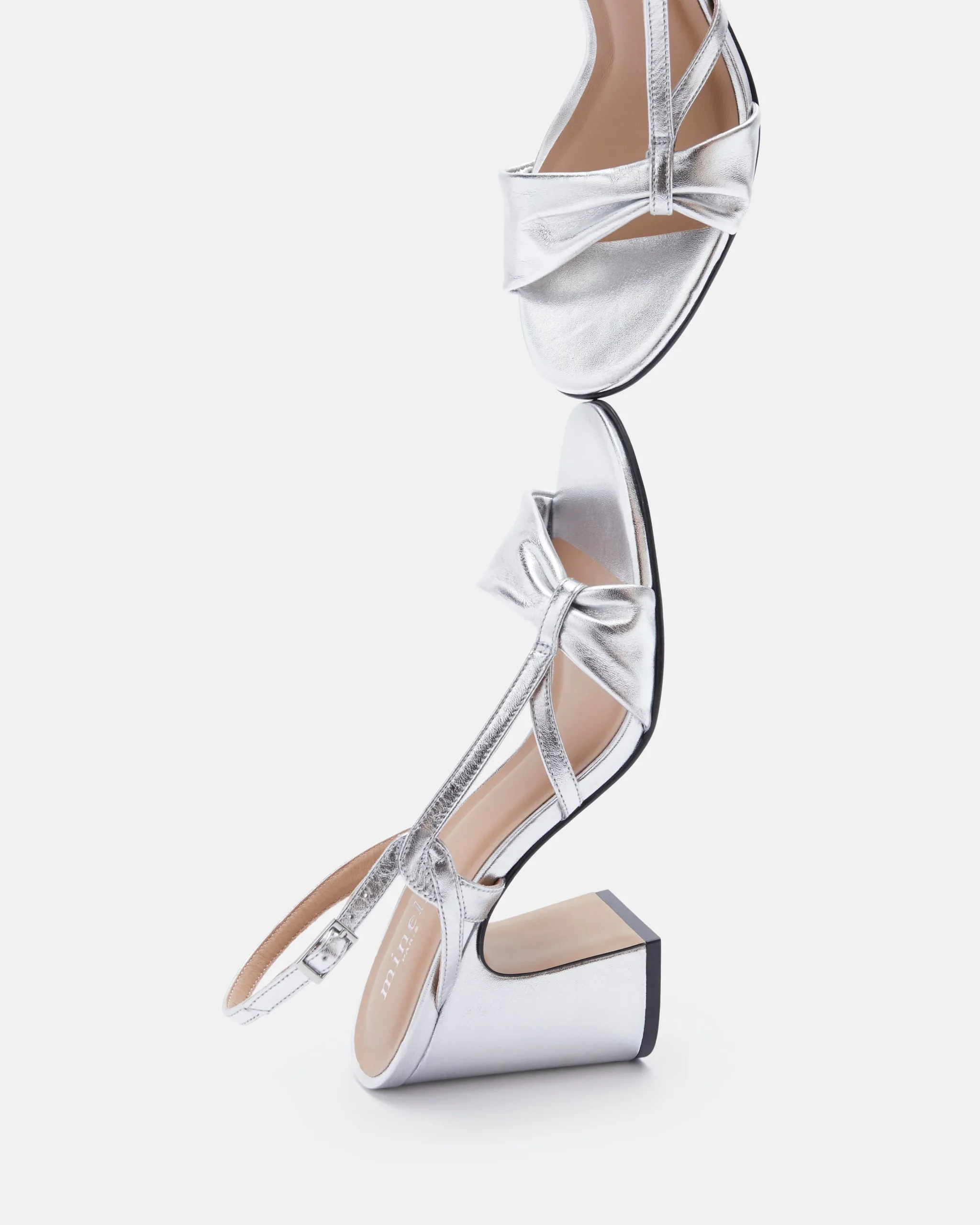 SANDALES KETI/MET ARGENT