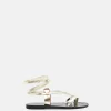 SANDALES MYA/MET PLATINE