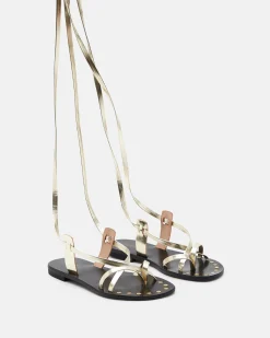 SANDALES MYA/MET PLATINE
