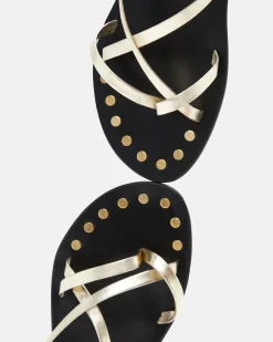 SANDALES MYA/MET PLATINE