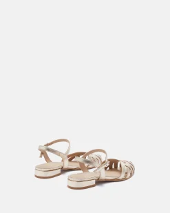 SANDALES MYONA/MET PLATINE