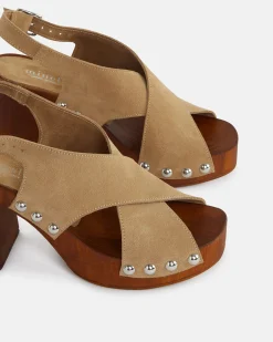 SANDALES TALIA/VEL TAUPE