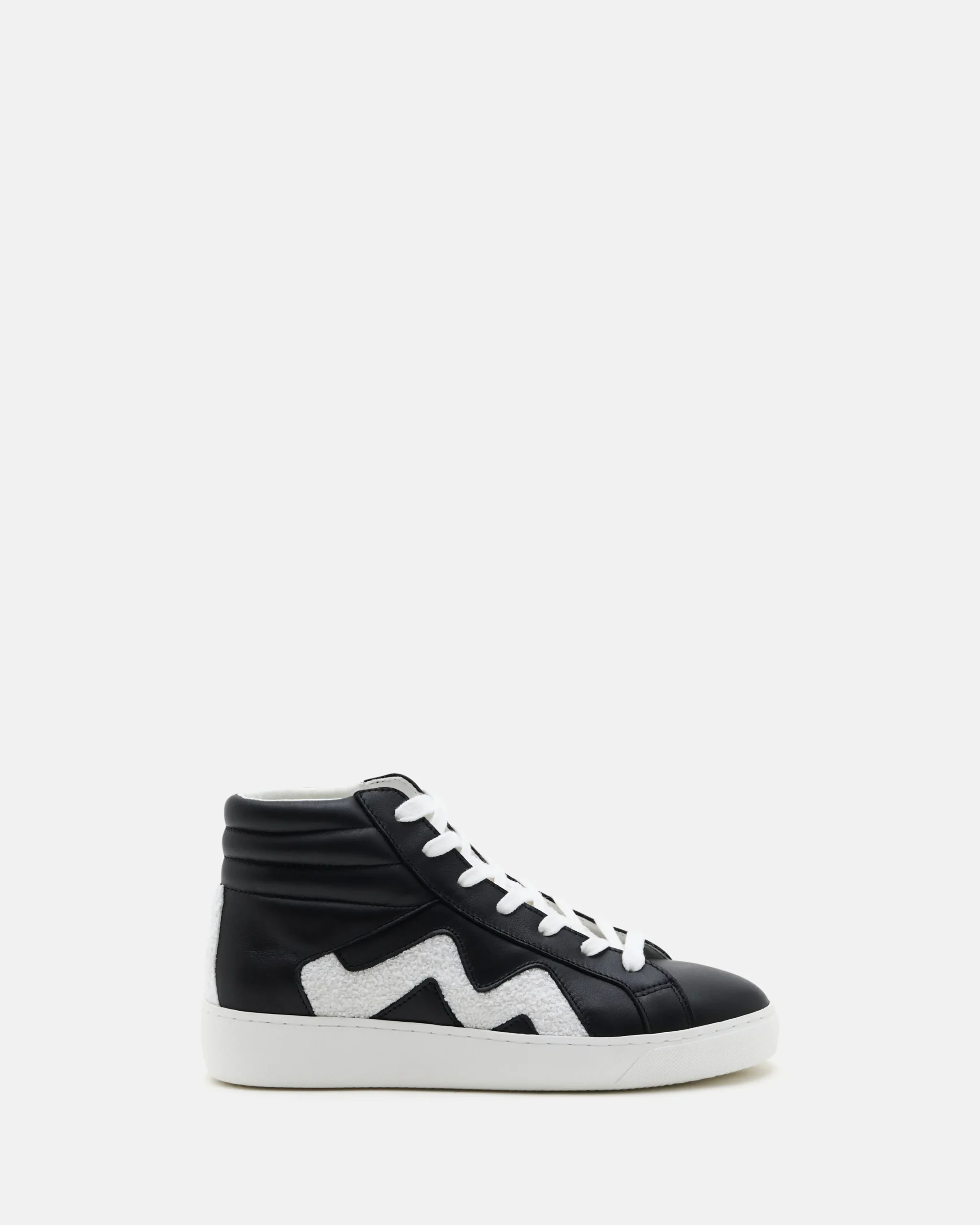 TENNIS CARLA/WOOL NOIR BLANC